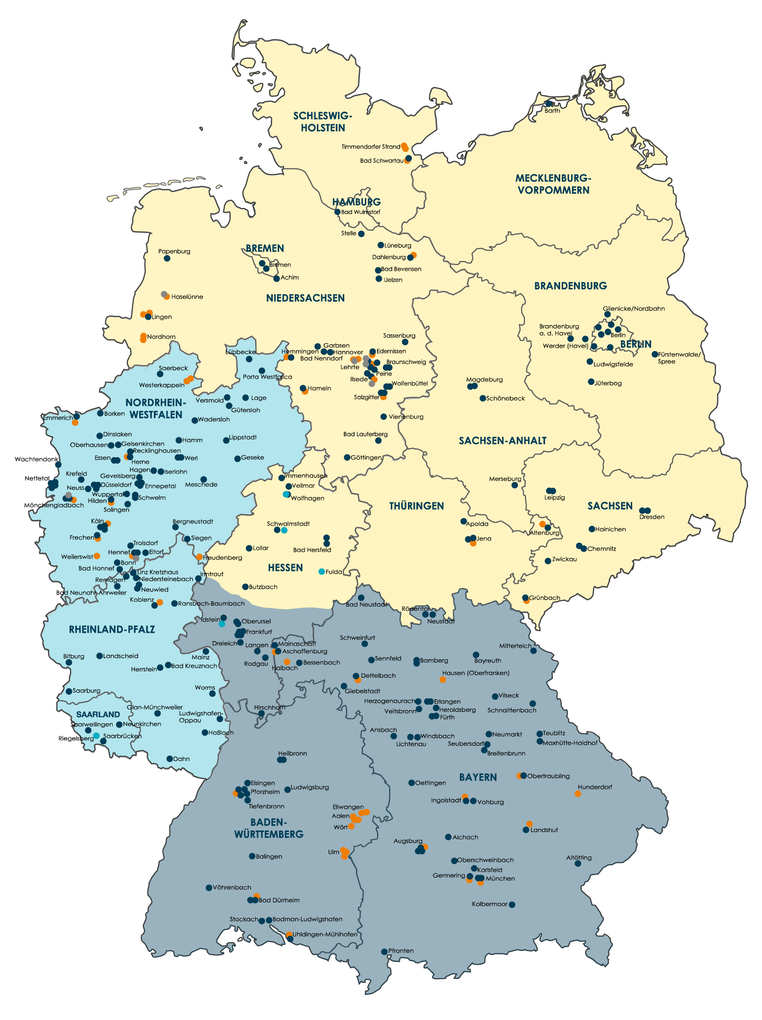 Korian-Einrichtungen-Deutschlandweit